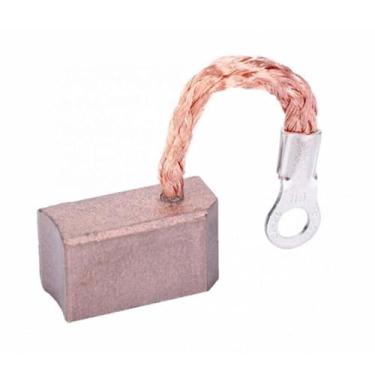 Imagem de 4 peças 11 x 10 x 20 mm Generic motor elétrico escovas de carbono, fios de substituição para escova geradora