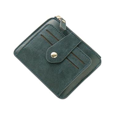 Imagem de Carteira pequena feminina, porta-cartão, porta-cartão de crédito para mulheres e homens, Azul escuro, Porta-cartão de crédito para mulheres, carteira feminina