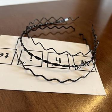 Imagem de Bandanas masculinas de metal, unissex, onda preta, primavera, esportes ao ar livre, pacote com 3