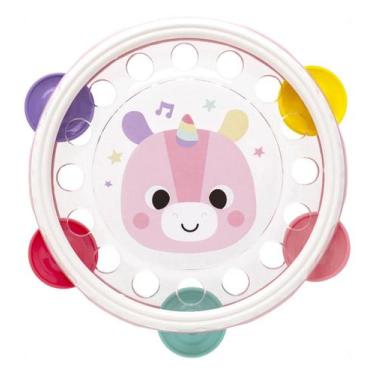 Imagem de Pandeiro buba urso dino e unicornio, Rosa