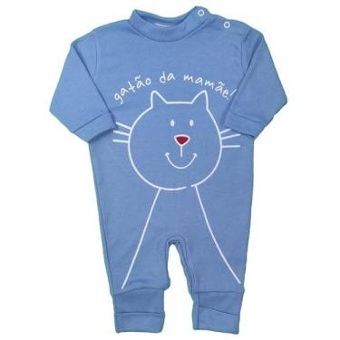 Imagem de Macacão Bebê Suedine Estampas Variadas 1 Peça Menino - Koala Baby, Azu
