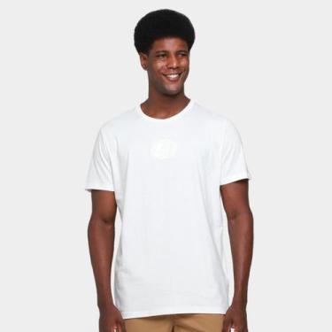 Imagem de Camiseta Colcci V Masculina, Off white, G