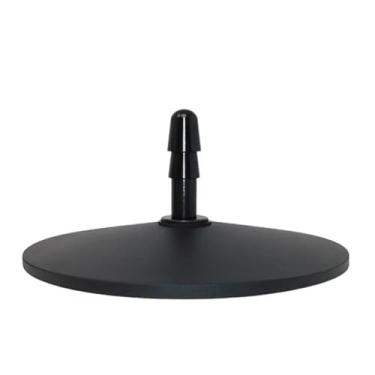 Imagem de Plugue de base de bloqueio a vácuo grande - Adaptador de suporte de piso deluxe com plugue compatível com Vac-U-Lock gira em qualquer direção e ângulo para trabalhar em todos os pontos quentes, preto