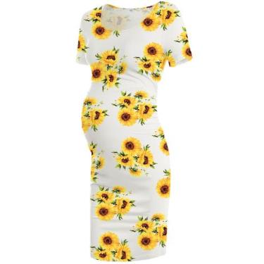 Imagem de Vestido de maternidade MUSIDORA Vestido de maternidade para sessão de 