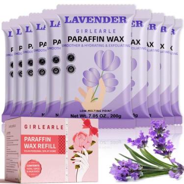 Imagem de Recargas de cera de parafina GIRLEARLE Lavender 10x200g