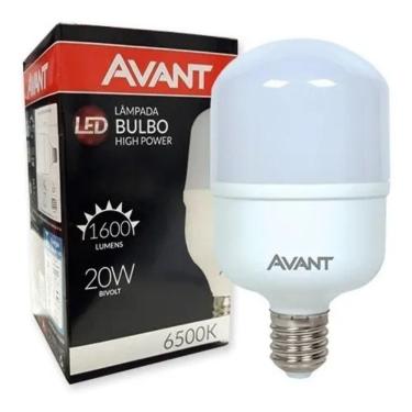 Imagem de Kit 3 Lâmpadas Led Bulbo 20w Alta Potencia E27 Branco Frio Avant