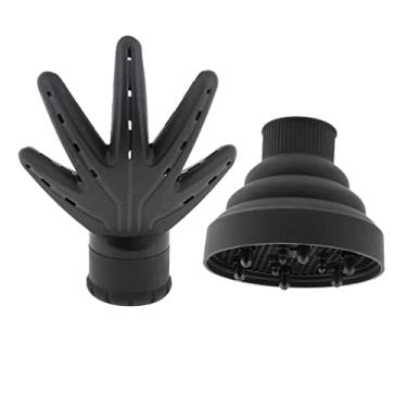Imagem de barenx Difusor universal para secador de cabelo + acessório de soprador de cabelo em forma de mão