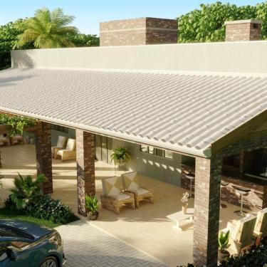 Imagem de Telha Pvc Colonial 2,30x86cm Modelo Colonial Permatti Cinza