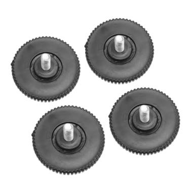 Imagem de SPYMINNPOO Pés de Borracha para Móveis 4pcs M10 Protetor de Piso Com Parafuso para Mesa, Cadeira, sofá, Poltrona, Niveladores Ajustáveis, Protetor de Piso de Madeira Antiderrapante