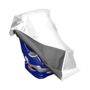 Imagem de Tuxihapp Capa de proteção solar para assento de carro de bebê - Protetor térmico refletivo para assento de carro infantil mantém os assentos de bebê em temperatura fria - Acessório de viagem para