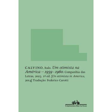 Imagem de Um Otimista na América - 1959-1960 - CIA DAS LETRAS, Sortido
