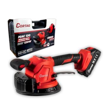 Imagem de Máquina para assentar pisos Cortag MAC-120 120W c/ventosa vibratória p/Porcelanato e Revestimento Profissional