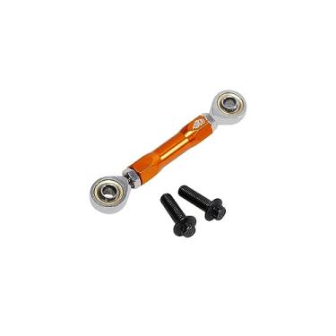 Imagem de POWER JAMES Haste de articulação de câmbio de controle médio Sunset Orange Clutch Shifter para Harley Davidson 1984-2023 Dyna (laranja)