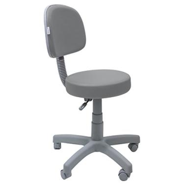 Imagem de Maiart Mocho de Estética NiceBase Cinza - Cadeira Moderno com Altura Ajustável e Rodinhas - Ideal para Sala de Massagem - 110 Kg de Capacidade - Cinza