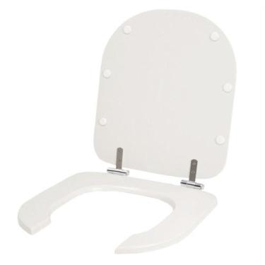 Imagem de Assento Poliéster Laminado Vogue Plus Conforto Branco Deca - Lojarocca