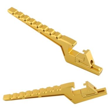 Imagem de Ysyqkn Apoios para Os Pés Do Passageiro, Suportes de Extensão, Apoios para Os Pés Antiderrapantes, Pedais Traseiros, Modificação de Pedais de Bicicleta, Ouro