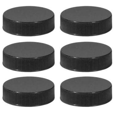 Imagem de The Kombucha Company 6 peças, (53 mm - tamanho da tampa 53/400) tampas de garrafa, tampa de rosca de jarro de água (preto, pacote com 6)