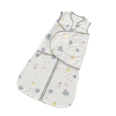 Imagem de Saco de Dormir para Bebé | Manta Enrolar em Algodão Puro | Mantos de Enrolar para Berço | Para Meninas Meninos Berço Casa Viagem Hospital Inverno Frio