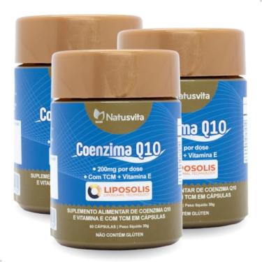 Imagem de Coenzima Q10 200mg Lipossomal Alta Absorção Coq10 Cápsulas (3 und. 180 cápsulas)