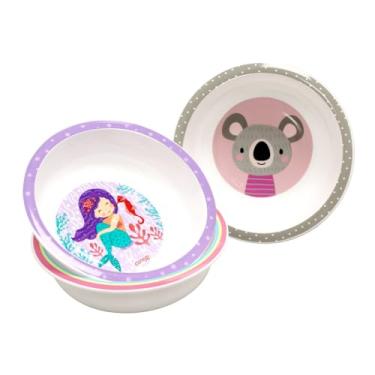 Imagem de Kit 2 Tigelas Infantis Clingo – Coala, Sereia e Balão | Compre 2 e Uma é de Graça