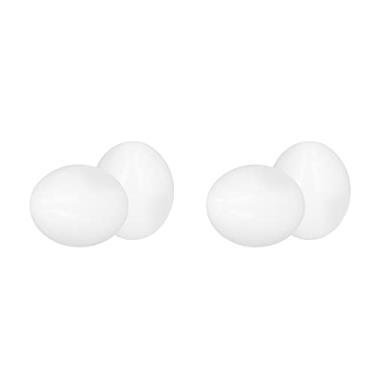 Imagem de Acouto 50 Unidades de Ovos Falsos – Criação e Incubação de Ovos de Simulação de Plástico de e Falsos que Reduzem a Produção de Em Pombos, Papagaios e Outras Aves