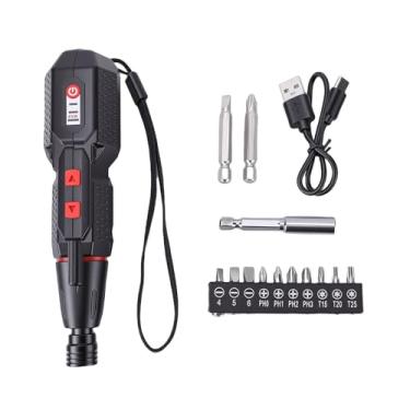 Imagem de Generic Chave de Fenda Elétrica, 3 Configurações de Torção 280 RPM Recarregável Sem Fio Com Luz LED, para Instalação de Suporte de Bicicleta de Móveis para Reparos Domésticos