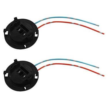 Imagem de JYIS 2 peças de soquete de lâmpada de farol H7 compatível com Hyundai Tucson Mistra, Kia Sedona Carnival Forte Forte5, H7 soquete de luz de substituição de conectores de fios compatíveis com VW New