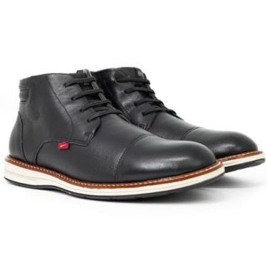 Imagem de Bota Masculina Ferracini Kingston 24h Casual Couro Elástico Conforto 6153-675-Masculino