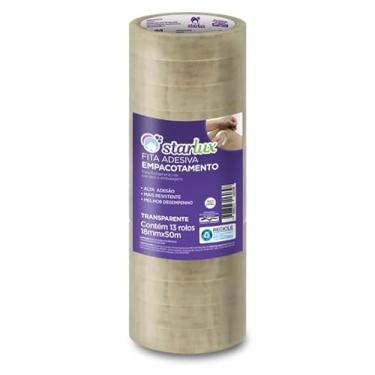 Imagem de FITA ADESIVA STARLUX ESC. TRANSPARENTE 18MMX50M