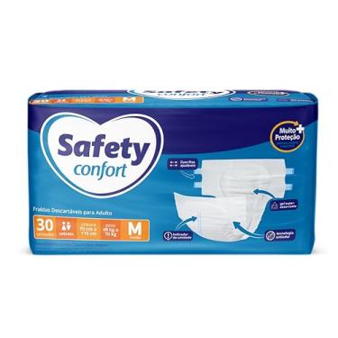 Imagem de Fralda Geriátrica Safety Econômica M com 30 unidades