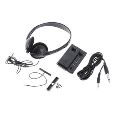 Imagem de D DOLITY Acessório pré-amplificador Piezo para captador de violino elétrico com fone de ouvido + Kit de saída de fio com orifício de plugue de 25 cm
