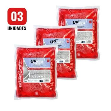 Imagem de Kit de Refil Sabonete Espuma 600ml Romã e Maçã - Higienização Suave da