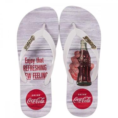 Imagem de Chinelo Coca Cola Cc4422 Wood Bottle Masculino-Masculino