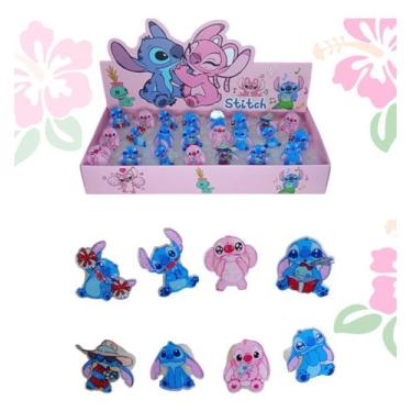 Imagem de 50 Anéis Led Infantil Stitch Brinde Festa Revenda Atacado - Shop da Cr