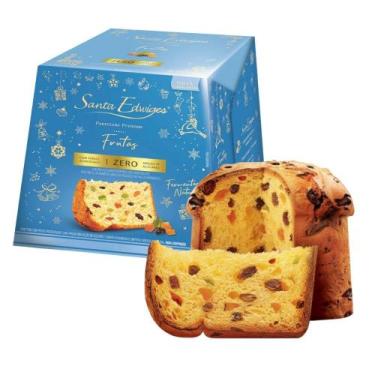 Imagem de Panettone Zero Açúcar Fruta e Uvas Passas Santa Edwiges 400g - 2160, F