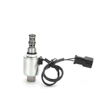 Imagem de 20Y-60-11712 20Y-60-11713 Válvula solenoide de bomba hidráulica escavadeira para escavadeira PC120-5 PC200-5 PC220-5 peças sobressalentes de reparo (12V)