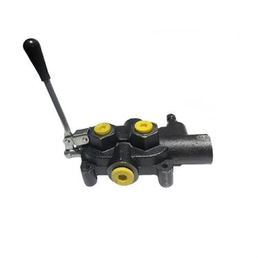 Imagem de Válvula divisora dinâmica 25 GPM válvula de controle direcional alavanca de retenção de retorno automático 2.750 PSI máx. Mixizap