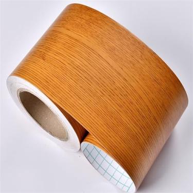 Imagem de GQQGSHOP Faixa autoadesiva de borda de parede de 5 metros à prova d'água, decoração de borda de parede, painéis de parede de PVC, borda de teto, moldura de porta, linha de cintura, decoração de