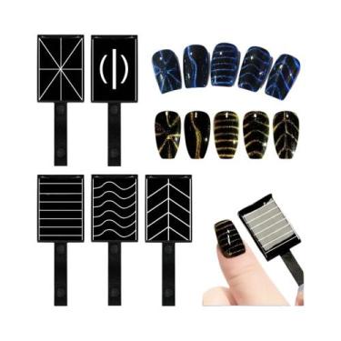 Imagem de Kit De Caneta Magnética Para Arte De Unhas Em Gel 3D Cat Eye Com Ferra