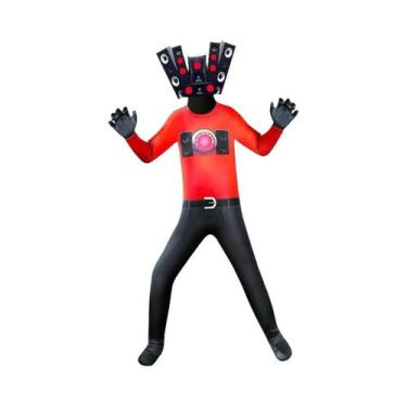 Imagem de Fantasia De Cosplay De Anime Skibidi Toilet Para Adultos E Crianças, M