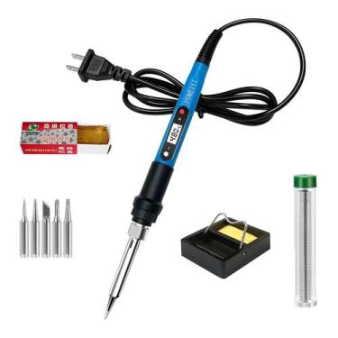 Imagem de Kit de ferro de soldar FUMEIYI 110V 80W LCD Digital Temp