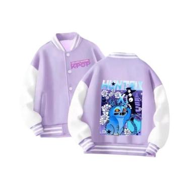 Imagem de Jaqueta De Uniforme De Beisebol Kpop Demon Hunter Para Meninas, Manga 