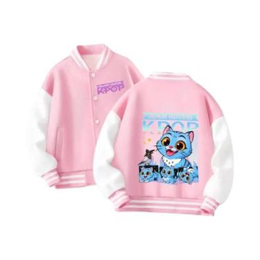 Imagem de Jaqueta De Uniforme De Beisebol Kpop Demon Hunter Para Meninas, Manga 