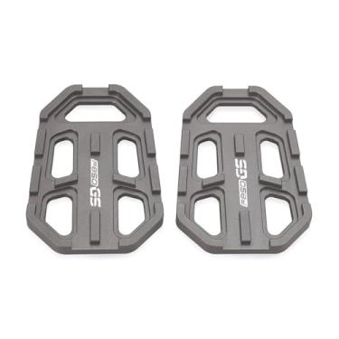 Imagem de Anti-derrapante Resto footpegs controles pé peg pedal extensão para f850gs adv f850 f 750 850 gs aventura 2018 2019 2020 2021 2022 2023(Gray)