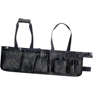 Imagem de YIJU Organizador de Balde de Pesca com Múltiplos Bolsos, à Água, com Suporte para Vara e Alicate, Acessórios e para Balde de 5