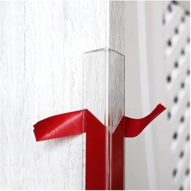 Imagem de Protetores De Canto Transparentes Para Paredes, Protetores De Canto De Proteção De Borda De Parede Autoadesivos Barra De Borda De Acabamento, Protetores De Canto De P, 3x70cm/1.18x27.6in
