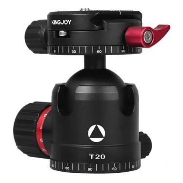 Imagem de Cabeça Ball Head Perfil Baixo Kingjoy T20 Panorâmica até 5kg