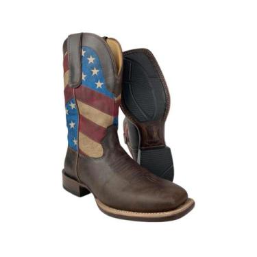 Imagem de Bota Country Texana Masculina Goyazes Dallas Café - REF: 226502, 41
