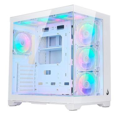 Imagem de Gabinete Gamer Rise Mode Galaxy Glass Standard V2, Mid Tower, ATX - RM-GA-GGSW2-ARGB-Unissex