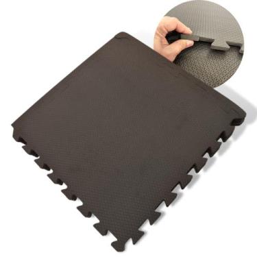 Imagem de KIT 20 TAPETE EVA - 50X50 - 10MM - CORES - Preto - Preto - Preto - Koz